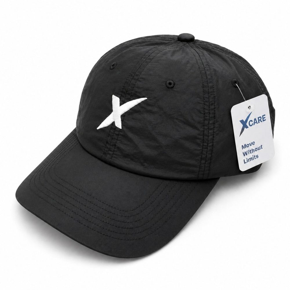 Беговая кепка X-CARE, чёрная